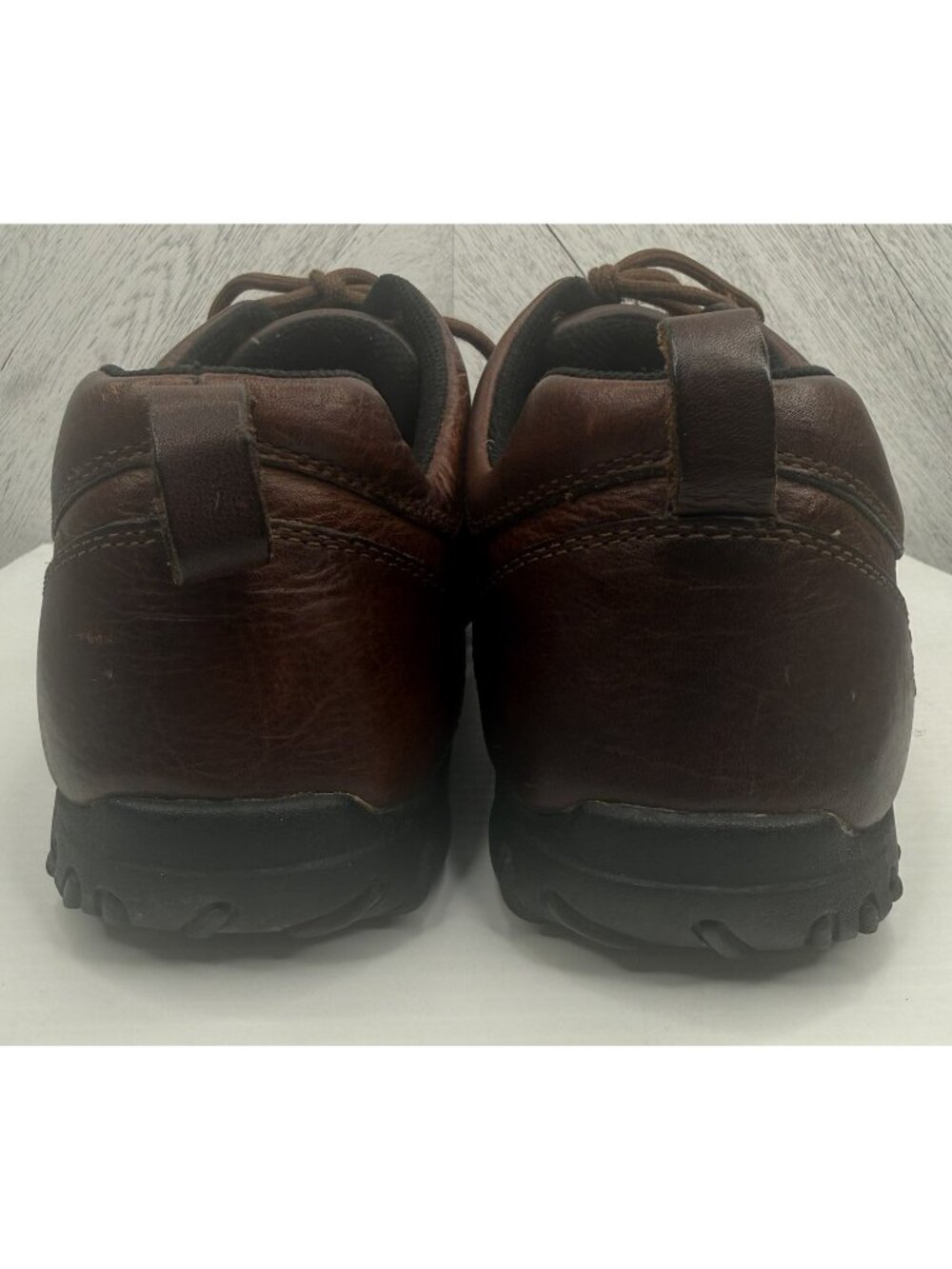 WindRiver Walking Shoes Mens 10.5 Brown Leather Comfort Casual Lace Up Oxford - Picture 5 of 10